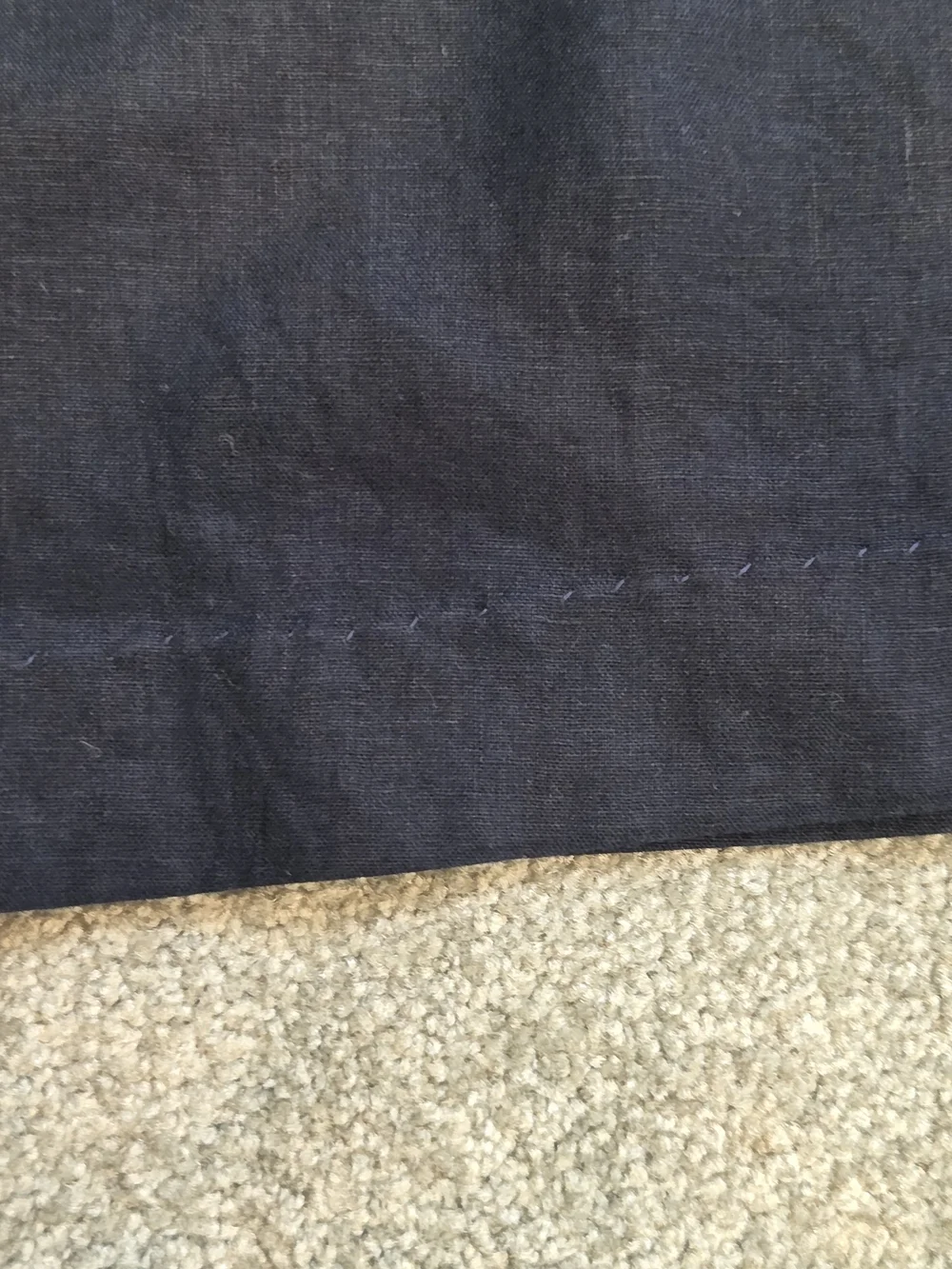 Women's Navy Blue Banana Republic Linen Pants - Size 2